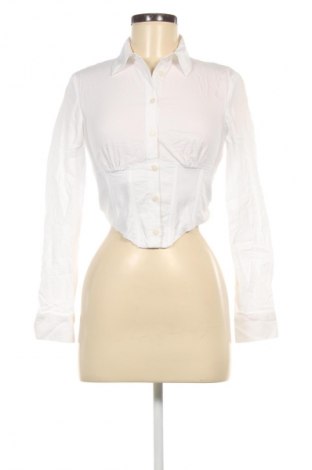 Cămașă de femei Bershka, Mărime S, Culoare Alb, Preț 81,99 Lei