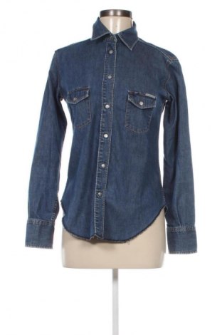 Дамска риза Calvin Klein Jeans, Размер M, Цвят Син, Цена 78,20 лв.