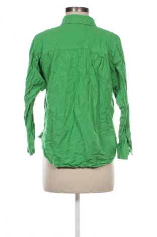 Cămașă de femei Stradivarius, Mărime M, Culoare Verde, Preț 81,99 Lei