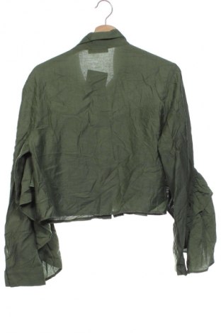 Γυναικείο πουκάμισο Unbranded, Μέγεθος XXS, Χρώμα Πράσινο, Τιμή 15,99 €