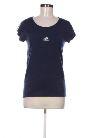 Γυναικείο t-shirt Adidas, Μέγεθος M, Χρώμα Μπλέ, Τιμή 17,99 €
