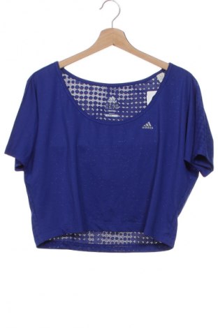 Дамска тениска Adidas, Размер XS, Цвят Син, Цена 27,05 лв.