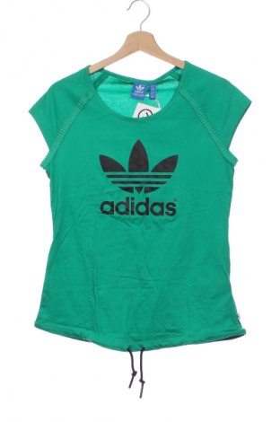 Damen T-Shirt Adidas, Größe XXS, Farbe Grün, Preis € 32,00