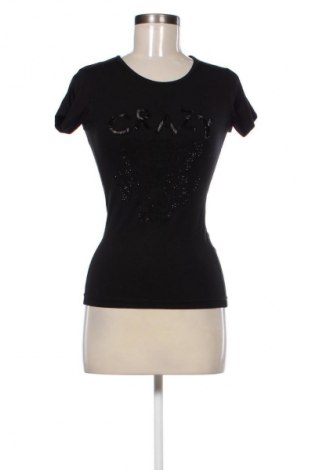 Damski T-shirt Crazy Daisy, Rozmiar L, Kolor Czarny, Cena 41,45 zł