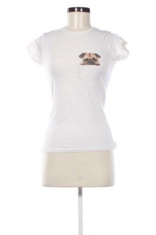 Γυναικείο t-shirt Gildan, Μέγεθος S, Χρώμα Εκρού, Τιμή 8,70 €