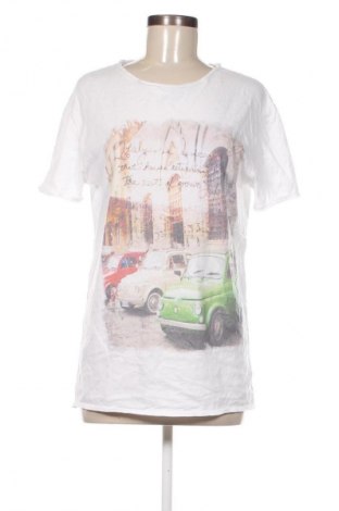 Дамска тениска Made In Italy, Размер M, Цвят Бял, Цена 17,99 лв.