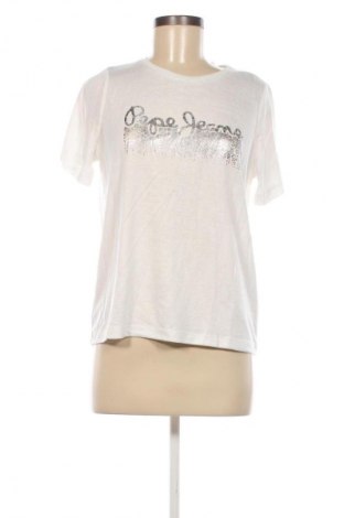 Tricou de femei Pepe Jeans, Mărime S, Culoare Alb, Preț 176,38 Lei
