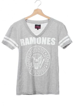 Дамска тениска Ramones, Размер XS, Цвят Сив, Цена 17,99 лв.