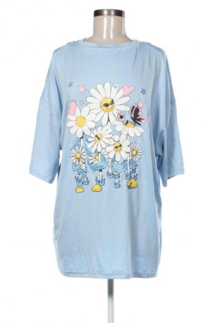 Tricou de femei SHEIN, Mărime XL, Culoare Albastru, Preț 71,43 Lei