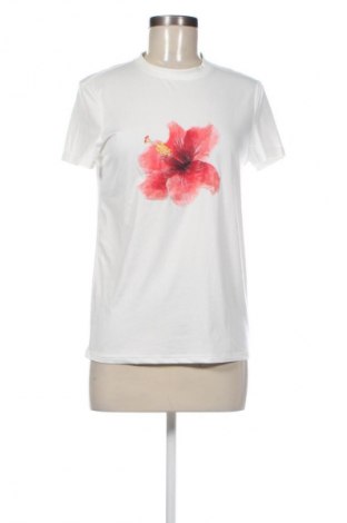 Γυναικείο t-shirt Shine, Μέγεθος S, Χρώμα Λευκό, Τιμή 10,99 €