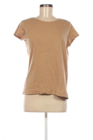 Damski T-shirt Sinsay, Rozmiar L, Kolor Beżowy, Cena 40,45 zł