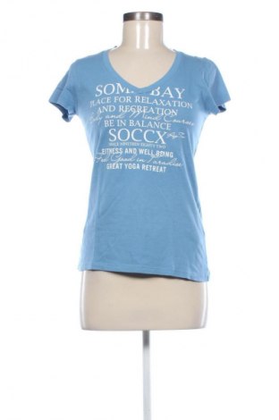 Damski T-shirt Soccx, Rozmiar S, Kolor Niebieski, Cena 62,07 zł