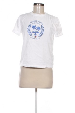 Damen T-Shirt Tommy Jeans, Größe S, Farbe Weiß, Preis € 57,99