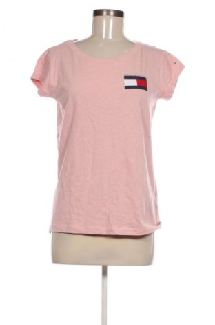 Дамска тениска Tommy Jeans, Размер S, Цвят Пепел от рози, Цена 34,99 лв.