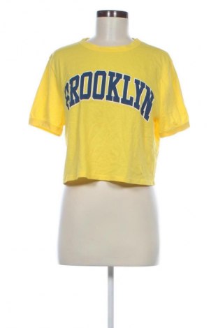 Damski T-shirt Zara, Rozmiar L, Kolor Żółty, Cena 51,99 zł
