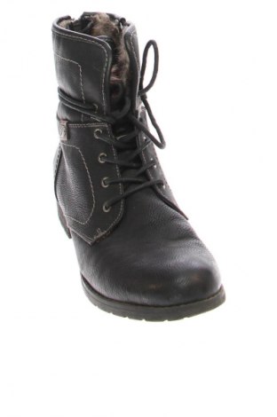 Botine de damă Tom Tailor, Mărime 38, Culoare Negru, Preț 159,59 Lei