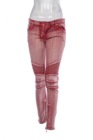 Blugi de femei Balmain, Mărime L, Culoare Roșu, Preț 389,01 Lei