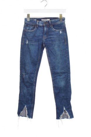 Dámské džíny  Bershka, Velikost XS, Barva Modrá, Cena  189,00 Kč