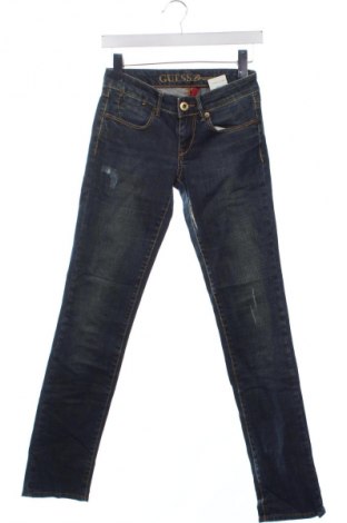 Damskie jeansy Guess, Rozmiar XS, Kolor Niebieski, Cena 245,99 zł