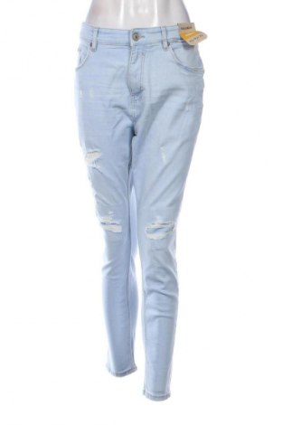 Damskie jeansy Pull&Bear, Rozmiar L, Kolor Niebieski, Cena 105,75 zł