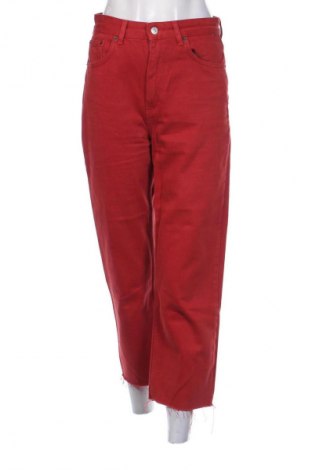 Dámské džíny  Pull&Bear, Velikost S, Barva Červená, Cena  249,00 Kč