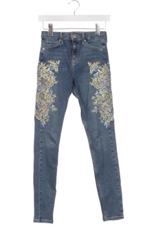 Γυναικείο Τζίν Topshop Moto, Μέγεθος XS, Χρώμα Μπλέ, Τιμή 12,99 €