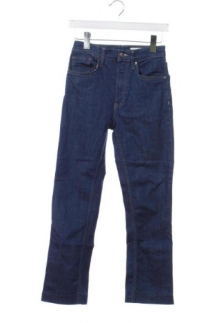 Damskie jeansy Zara, Rozmiar XS, Kolor Niebieski, Cena 62,18 zł