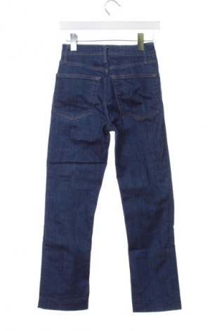 Damskie jeansy Zara, Rozmiar XS, Kolor Niebieski, Cena 62,18 zł