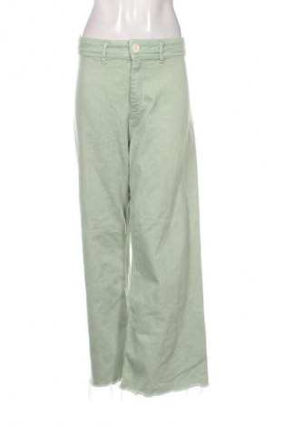 Blugi de femei Zara, Mărime XL, Culoare Verde, Preț 88,99 Lei