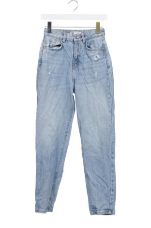 Damskie jeansy Zara, Rozmiar XXS, Kolor Niebieski, Cena 40,99 zł