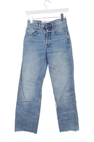 Blugi de femei Zara, Mărime XS, Culoare Albastru, Preț 68,80 Lei