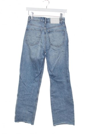 Blugi de femei Zara, Mărime XS, Culoare Albastru, Preț 68,80 Lei