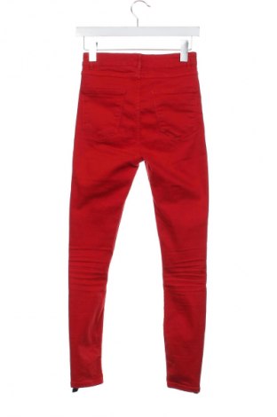 Damskie jeansy Zara, Rozmiar S, Kolor Czerwony, Cena 62,07 zł
