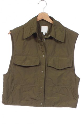 Γυναικείο γιλέκο H&M, Μέγεθος XS, Χρώμα Πράσινο, Τιμή 19,95 €