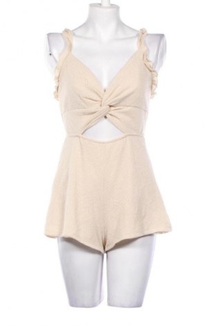 Dámská krátka kombinéza  Pull&Bear, Veľkosť M, Farba Béžová, Cena  22,95 €
