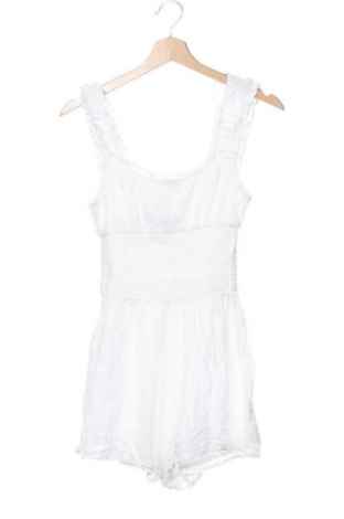 Salopetă scurtă de damă Stradivarius, Mărime XS, Culoare Alb, Preț 202,99 Lei