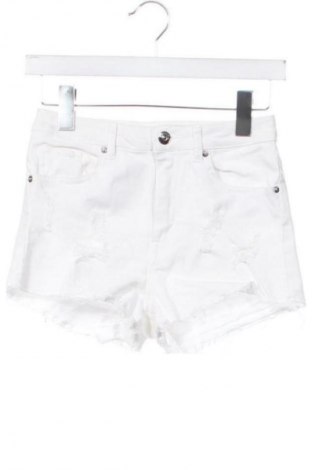 Дамски къс панталон H&M Divided, Размер XS, Цвят Бял, Цена 19,00 лв.