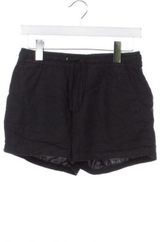 Дамски къс панталон H&M L.O.G.G., Размер XS, Цвят Черен, Цена 19,00 лв.