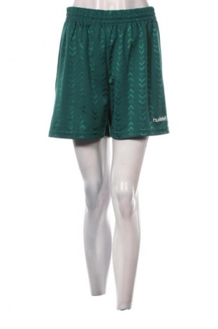 Pantaloni scurți de femei Hummel, Mărime L, Culoare Verde, Preț 65,99 Lei