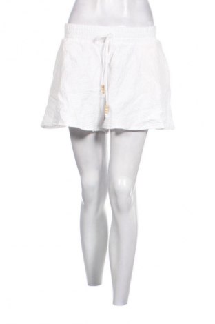 Pantaloni scurți de femei Sinsay, Mărime M, Culoare Alb, Preț 48,47 Lei