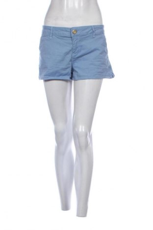 Pantaloni scurți de femei Stradivarius, Mărime L, Culoare Albastru, Preț 101,99 Lei