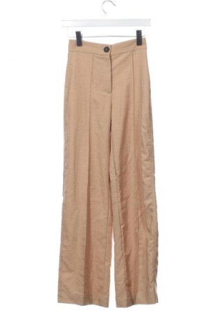 Dámske nohavice Bershka, Veľkosť XS, Farba Béžová, Cena  16,95 €