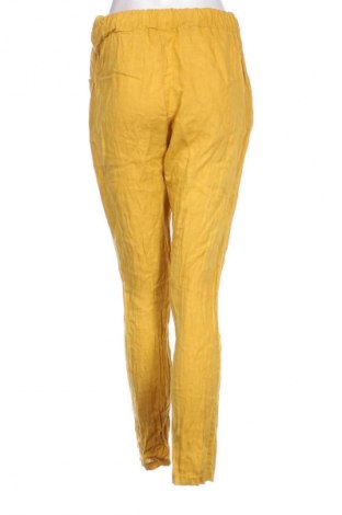 Pantaloni de femei Made In Italy, Mărime S, Culoare Galben, Preț 73,98 Lei