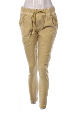 Pantaloni de femei NEW COLLECTION, Mărime L, Culoare Bej, Preț 133,99 Lei