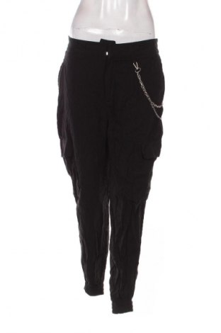 Pantaloni de femei Pull&Bear, Mărime M, Culoare Negru, Preț 94,99 Lei