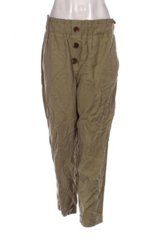 Damskie spodnie Zara, Rozmiar L, Kolor Zielony, Cena 88,99 zł