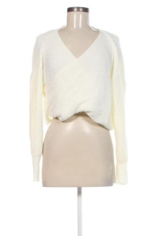 Pulover de femei Fashionkilla, Mărime M, Culoare Ecru, Preț 94,99 Lei