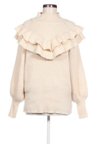 Pulover de femei H&M, Mărime L, Culoare Ecru, Preț 74,35 Lei
