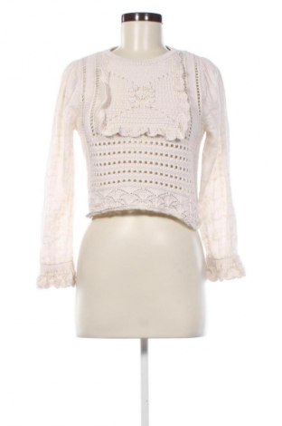 Damenpullover Zara, Größe S, Farbe Ecru, Preis 37,42 €