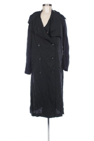 Дамски шлифер Massimo Dutti, Размер M, Цвят Черен, Цена 181,27 лв.